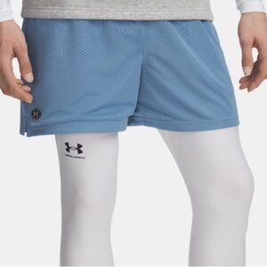 Under Armour Mesh Blue  Athletic Shorts